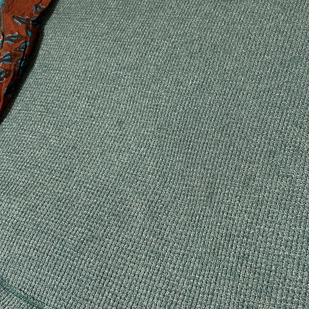 EUC We The Free Teal Blossom Thermal Top - Picture 9 of 9